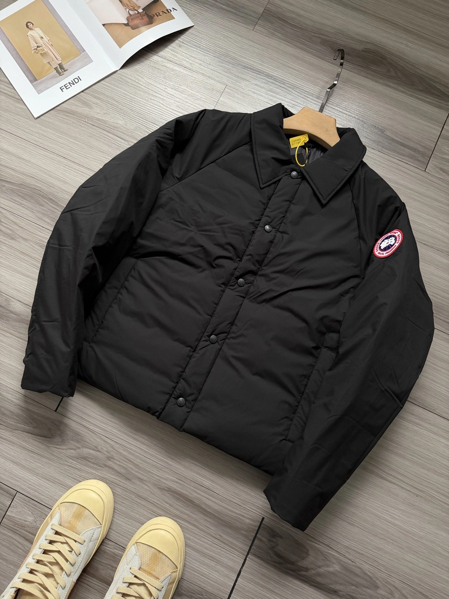 wg.luxury- 6oos5 Down jacket 90 white duck down embroidery 2colour item:E-F524J3003-2